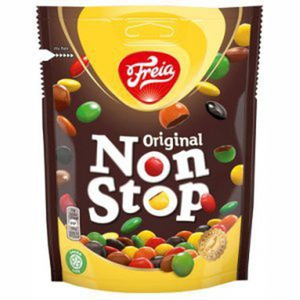 Freia Non-Stop chocolate bites original 180 grams Norwegian Foodstore