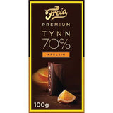 Freia 70% Premium dark chocolate cacao orange 100 grams Norwegian Foodstore