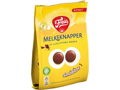 Freia Melkeknapper (milkchocolate)  145 grams Norwegian Foodstore