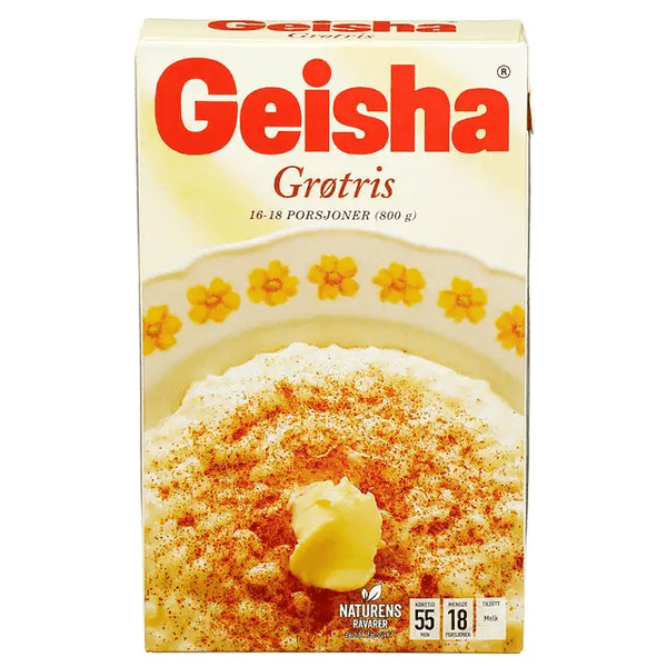 Geisha porridge rice 800 grams (Grøtris) Norwegian Foodstore