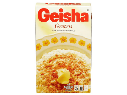 Geisha porridge rice 800 grams (Grøtris) Norwegian Foodstore