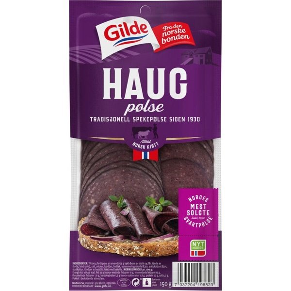 Gilde Haugpølse 150 grams Norwegian Foodstore