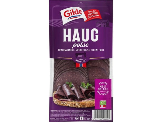 Gilde Haugpølse 150 grams Norwegian Foodstore