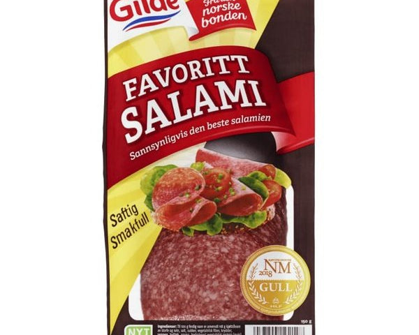 Gilde Favorite Salami 150 grams Norwegian Foodstore
