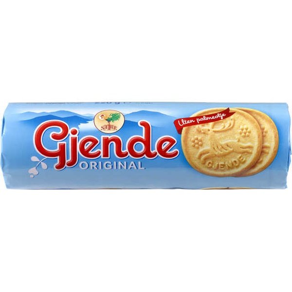 Gjende Original Cookies (Kjeks) 220 grams Norwegian Foodstore
