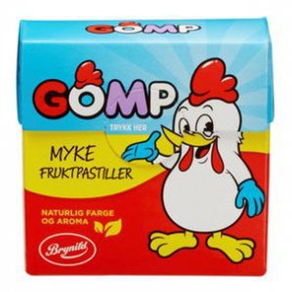 Brynild Gomp gummies 22 gram Norwegian Foodstore