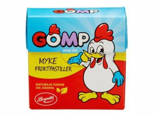 Brynild Gomp gummies 22 gram Norwegian Foodstore