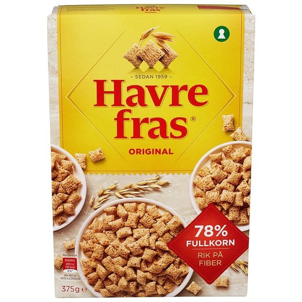 Quaker Havrefras 375 grams Norwegian Foodstore