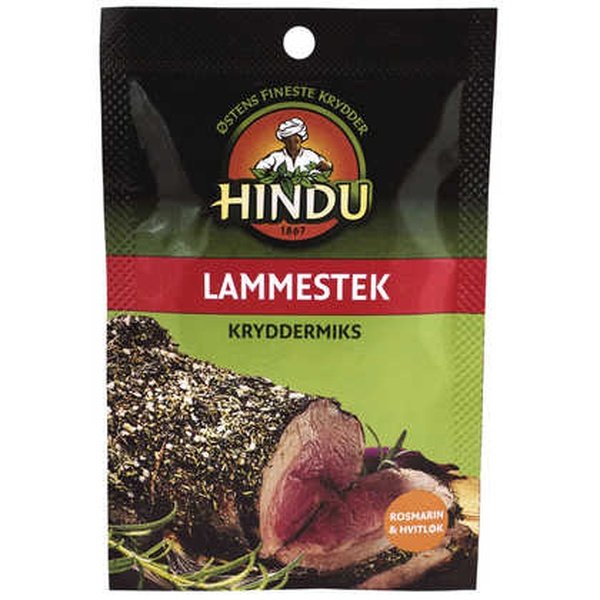 Hindu Lamb roast spicemix 30 grams (Lammestek) Norwegian Foodstore