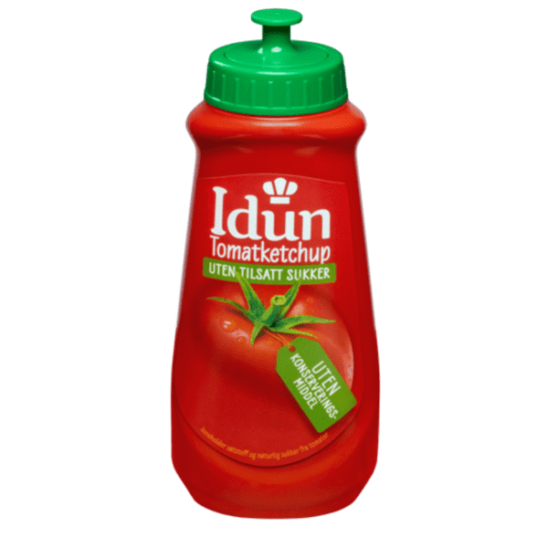 Idun ketchup no sugar 510 grams (uten sukker) Norwegian Foodstore