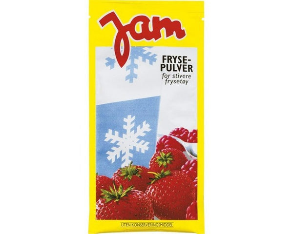 Jam freeze powder (frysepulver) 45 grams Norwegian Foodstore