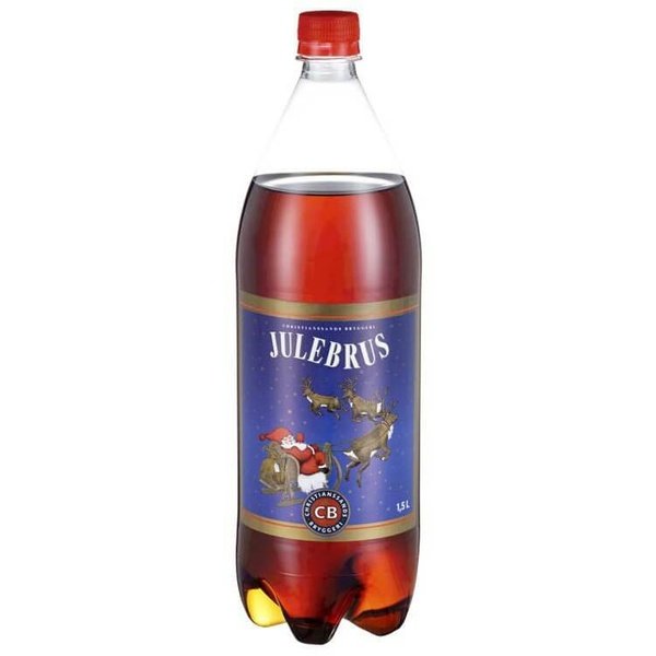 CB Christmas Soda 1,5L (Julebrus) Norwegian Foodstore