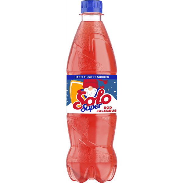Julebrus Solo Super soda (no added sugar) 0,5 Liter Norwegian Foodstore