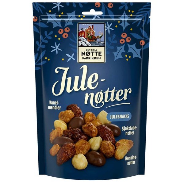 Den Lille Nøttefabrikken Christmas Nuts (Julenøtter) 180 grams Norwegian Foodstore