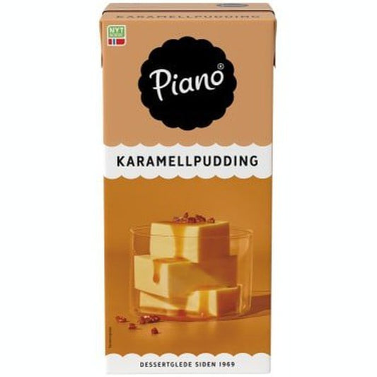 Piano Caramel Pudding (karamellpudding) 1 liter Norwegian Foodstore