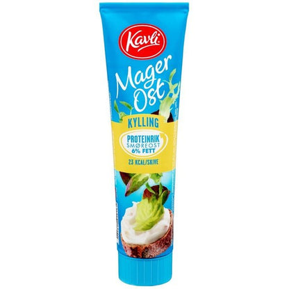 Kavli Low fat Chicken Cream Cheese (Magerost Kylling) 175 grams Norwegian Foodstore