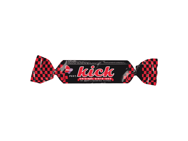 Malaco kick salt liquorice 23 grams (Lakris) Norwegian Foodstore