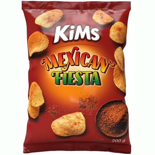 Kims potatochips mexican fiesta 200 gram Norwegian Foodstore