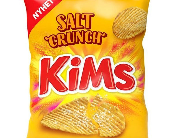 Kims potatochips Salt crunch 200 grams Norwegian Foodstore