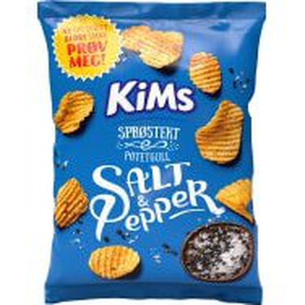 Kims potatochips Pepper punch 200 grams Norwegian Foodstore