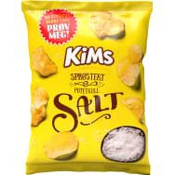 Kims potatochips Salt crunch 200 grams – Norwegian Foodstore
