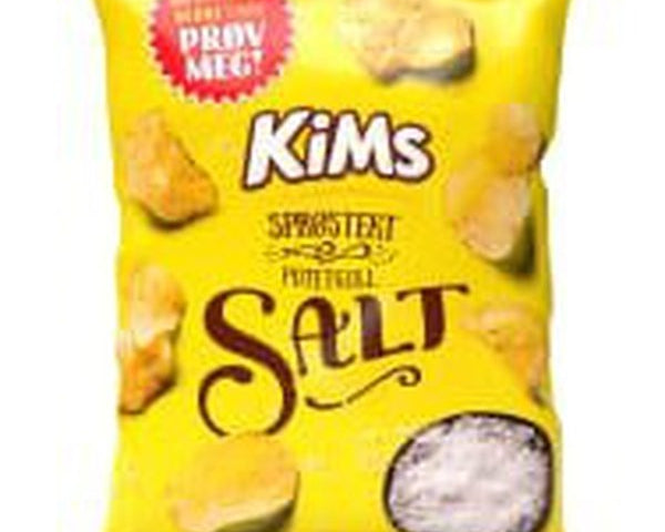 Kims potatochips Salt crunch 200 grams Norwegian Foodstore