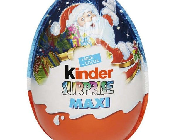 Kinder Surprise Egg maxi Christmas 100 grams Norwegian Foodstore