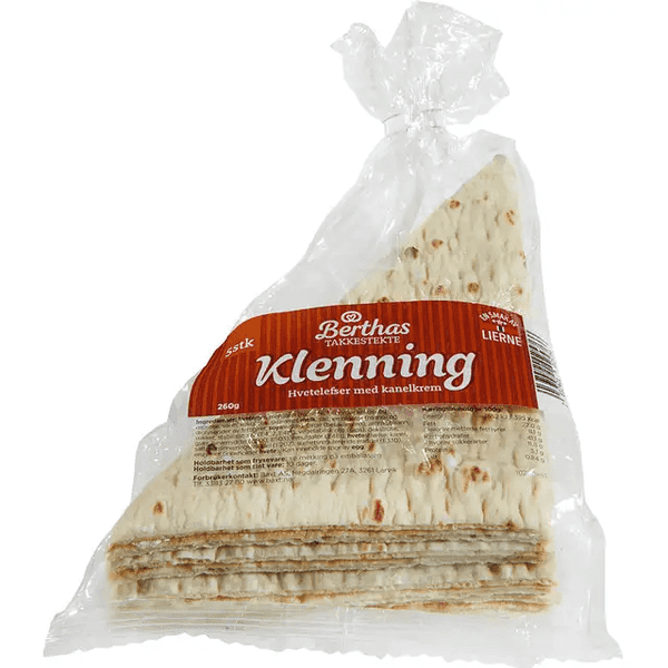 Berthas Klenning with cinnamon 260 grams Norwegian Foodstore