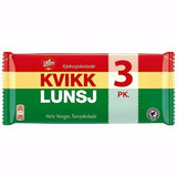 Kvikk Lunsj bisquit and chocolate 3 x 47 gram Norwegian Foodstore