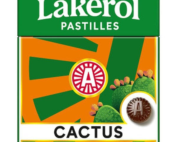Läckerol Sugarfree Cactus pastilles 25 grams Norwegian Foodstore