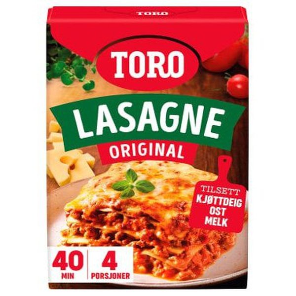Toro Lasagna mix with pasta 200 grams (Lasagne) Norwegian Foodstore
