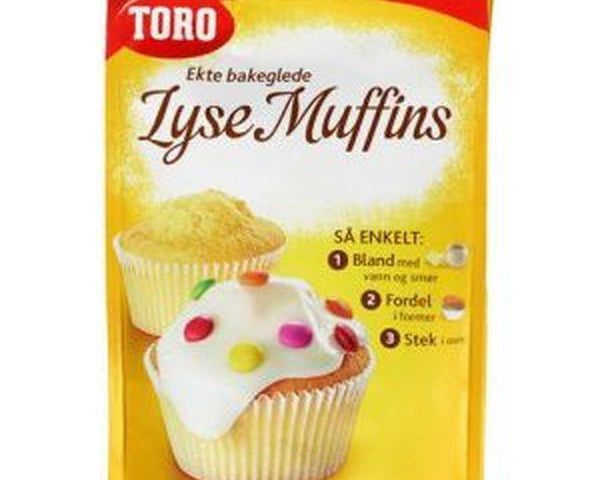 Toro vanilla muffins mix 331 grams (Lyse muffins) Norwegian Foodstore