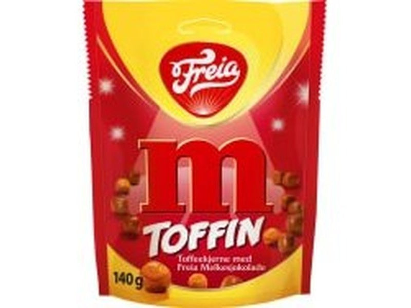Freia M Toffin toffee bites 140 grams Norwegian Foodstore
