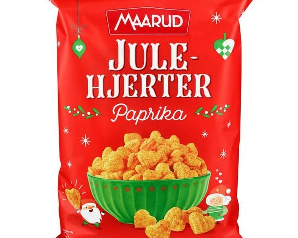 Maarud Christmas hearts (Julehjerter) 120 grams Norwegian Foodstore