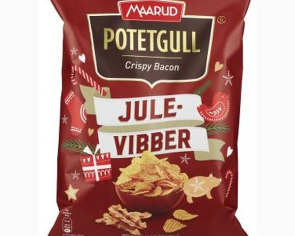 Maarud Potatochips Crispy bacon 200 grams Norwegian Foodstore