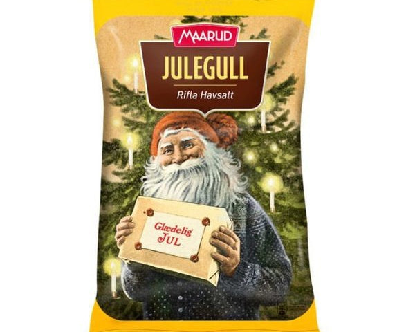 Maarud Christmas Gold Salted (Julegull Riflet ) 250 grams Norwegian Foodstore