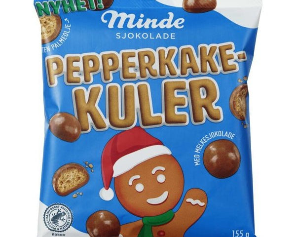 Minde Gingerbread balls (Pepperkakekuler) 155 grams Norwegian Foodstore