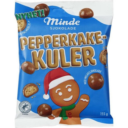 Minde Gingerbread balls (Pepperkakekuler) 155 grams Norwegian Foodstore