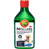 Møllers cod liver oil dog and cat 250ml (Tran hund og katt) Norwegian Foodstore