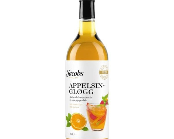 Jacobs utvalgte Orange mulled wine Non-Alcoholic (Appelsin gløgg) 0.75 litre Norwegian Foodstore