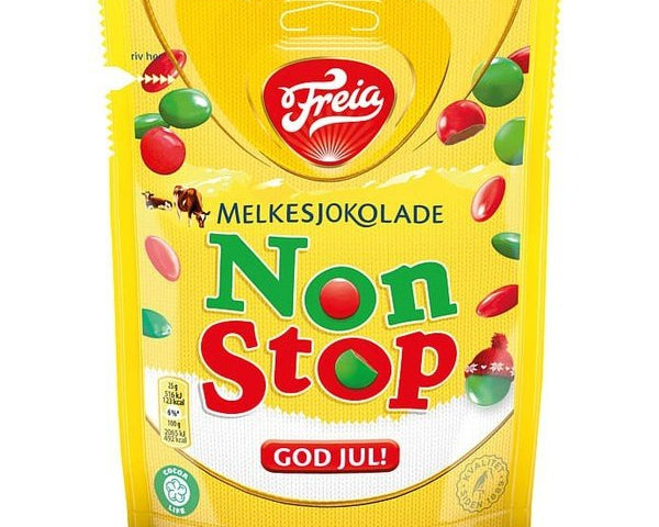 Non stop christmas milk chocolate 180g Norwegian Foodstore