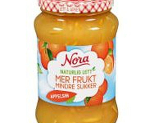 Nora Light Orange Marmelade 550 grams (Appelsinmarmelade syltetøy lett) Norwegian Foodstore
