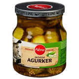 Nora Pickled Cucumber slices (sylteagurk) 580 grams Norwegian Foodstore