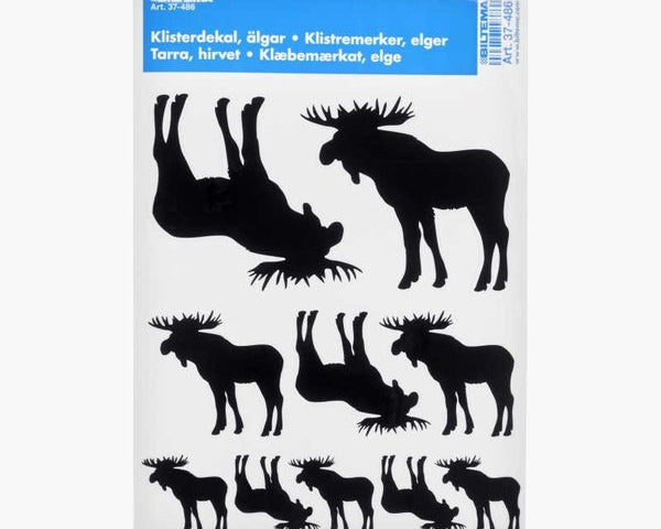 Stickers Moose Elk (Elg klistremerker) Norwegian Foodstore