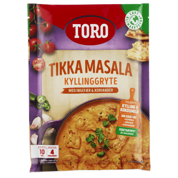 Toro Indian tikka masala stew 113 grams Norwegian Foodstore