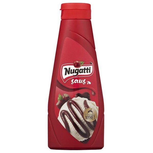 Nugatti ice cream sauce (Nugattisaus) 300 grams Norwegian Foodstore