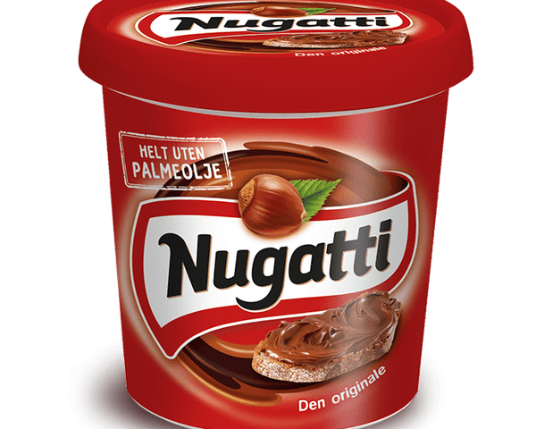 Nugatti Original chocolate / nut spread 500 gram (Sjokolade / nøtte pålegg) Norwegian Foodstore