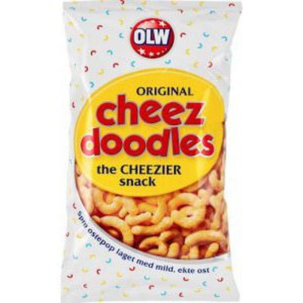 OLW Cheez Doodles snacks 235 gram Norwegian Foodstore