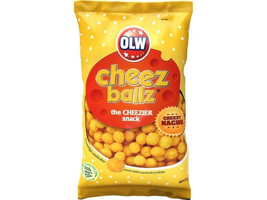 OLW Cheez Balls 160g Norwegian Foodstore