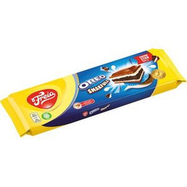 Freia Milk chocolate extra Oreo 320 grams (Melkesjokolade smakfull) Norwegian Foodstore